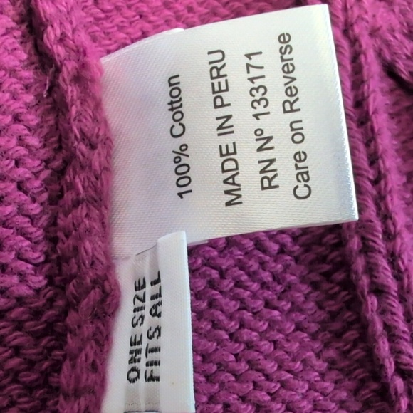 Planet By Lauren G Pima Cotton Cable Car Wash Crewneck Sweater One Size Fits All - Picture 7 of 8